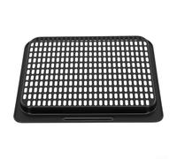 Plateau de friteuse à air amovible en maille d'acier au carbone anti-adhésif pour un chauffage uniforme et un drainage de l'huile, passe au lave-vaisselle, 25,4 x 22,9 cm