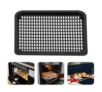 Plateau de friteuse à air en acier carbone avec grille amovible - Feuille de cuisson sulfurisée pour four 25,4 x 22,9 cm