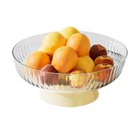 Plateau De Fruits De Drainage Domestique - Centre De Table Stable Et Solide | Bol Porte-pièce Maîtresse Et Élégant Pour Fruits, Collations Légumes | Base Blanche Avec Accent Rose, Pour Fête, Ma