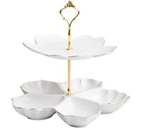 Plateau de fruits de luxe de style nordique léger et haut de gamme, table basse créative et moderne pour salon, corbeille à fruits en céramique pour la maison, plateau de sandwich aux fruits secs