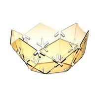 Plateau De Fruits Décoratif | Bol Transparent À Motifs Floraux Avec Large Ouverture Sur Le Dessus - Rangement Idéal Pour Le, Les Bonbons, Les Fruits, Les Légumes Et Les Collations Dans Les Cuisin