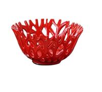 Plateau de fruits frais， Présentoir européen de bol de panier de légumes de fruits, assiette de fruits en céramique pastorale, décoration de panier de fruits/(Green)