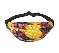 Plateau de Fruits Frais Sac Banane pour Femmes Hommes Sac de Taille Ceinture réglable Sac de Poitrine décontracté Sacs Banane pour Voyage randonnée Sacs de Taille