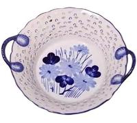 Plateau de fruits, panier de rangement for collations, assiette de fruits chinoise, bonbons, ornements créatifs, petit panier de fruits en céramique, porte-fruits (moyen)(Medium)