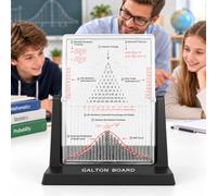 Plateau De Galton 15 Cm (6 Po) - Kit Multifonctionnel - Grand Modèle De Démonstration des Probabilités avec 3 000 Billes Dacier, Outil Pédagogique pour Lenseignement De La Physique Et des