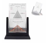 Plateau De Galton De Bureau, Modèle De Démonstration De Validité du Plateau De Galton, avec Courbe en Cloche, Démonstration De Loi Statistique Efficace, Outil Pédagogique De Laboratoire De