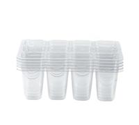 Plateau De Germination Lot de 5 ou 10 plateaux de démarrage de semis transparents à 12 cellules for jardinage, pépinière, culture, germination, plateau de démarrage de graines en plastique(10pcs)