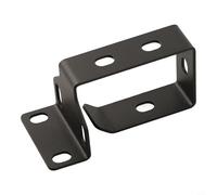 Plateau de gestion de câbles pour organisation des câbles sous le bureau, plateau de contrôle des fils d'acier laminé à froid de 1,5 mm, résistant aux rayures et à la rouille, bords lisses, noir (M)