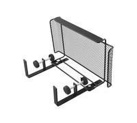 Plateau de gestion des câbles sous le bureau avec hauteur d'étagère réglable de 4,5 à 8,5 cm, panier de rangement en fil d'acier au carbone pour rangement des cordons, rangement des câbles de bureau