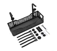 Plateau de gestion des câbles sous le bureau pour l'organisation des fils, organiseur de cordons réglable en acier au carbone, compatible avec une épaisseur de bureau de 1,2 à 6 cm, ventilé (A)