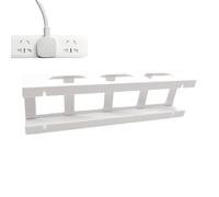 Plateau de gestion du cordon - support de câble de bureau, sous l'organisateur de fil de table | Système de stockage horizontal des cordons de raceway, correcteur électronique du bureau à domicile, su
