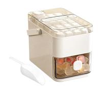 Plateau de glace facile à libération - 8.27x5.12x5.91 pouces de stockage de congélateur, outil de boisson domestique | Récipient à cube de grande capacité avec couvercle, organisateur de cuisine pour