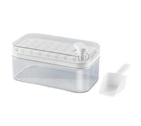 Plateau de glaçons en silicone - 32 Grille Facile Release Design, Moules de fabricants de glace empilables flexibles, 9.4x5.31x4.3 pouces Mini plateau de cube froid durable | Copie de congélation de c