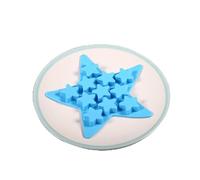 Plateau de Glaçons en Silicone Plateau de Glace Réutilisable, Moule de Glace en Silicone Plateau de Glace à Cinq étoiles Pointues en Silicone étoile Chocolat à Cinq étoiles. (#2)