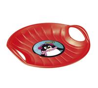 Plateau de glisse luge hiver luge de neige en plastique - 60 x 60 cm