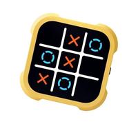 Plateau De Jeu De Morpion Et De Croix De Voyage pour Et Adultes, Puzzle Portable 4 en 1, Jouet Électronique Éducatif