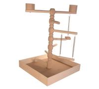 Plateau de jeux en bois - TRIXIE - 41x55x41cm - Marron - Pour oiseau