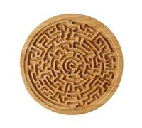 Plateau de Labyrinthe Rond en Bois, Jeu de société de Labyrinthe en Bois | Puzzle Round Maze Labyrinthe Jeu de société | Jouets éducatifs à Texture légère pour Adultes, Tout-Petits, et Adolescents