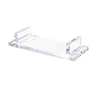 Plateau de lavabo de salle de bain, en acrylique, pour plan de travail, support antidérapant pour baignoire, commode, bougies, table basse