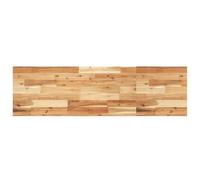 Plateau de lavabo en bois d'acacia massif huilé, 140 x 40 x 4 cm, robuste, pour salle de bain et cuisine, plaque en bois durable pour salle de bain et cuisine, charme rustique