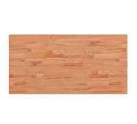 Plateau de lavabo en bois de hêtre massif - 100 x 50 x 2,5 cm - Imperméable - Résistant aux rayures - Résistant à la chaleur - Découpable - Pour cuisine, salle de bain, atelier, bricolage, île de