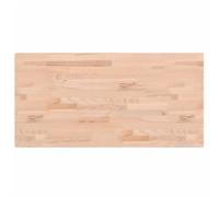 Plateau de lavabo en bois de hêtre massif - 80 x 40 x 1,5 cm - Découpe - Imperméable - Résistant aux rayures - Résistant à la chaleur - Pour salle de bain, cuisine, atelier, bricolage, île de cuisine