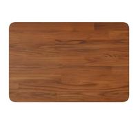 Plateau de lavabo marron foncé - 60 x 40 x 1,5 cm - En chêne massif - Résistant aux rayures - Imperméable et résistant à la chaleur - Polyvalent - Pour salle de bain, cuisine, établi, bricolage et