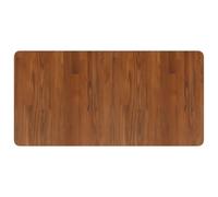 Plateau de lavabo marron foncé en chêne massif - 100 x 50 x 1,5 cm - Imperméable - Résistant aux rayures - Résistant à la chaleur - Plateau en bois polyvalent pour salle de bain, cuisine, atelier et