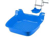 Plateau de lavage des pieds de piscine - Nettoyeur de pieds de piscine, station de lavage antidérapante pour sol, plage, maison, natation, activités de plein air