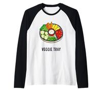 Plateau de légumes coloré avec Motif Graphique pour Les Amateurs de légumes Manche Raglan