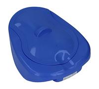 Plateau de lit d'hôpital plateau de lit en plastique PP avec tampon solide plus épais à bord lisse pour un usage domestique (Bleu foncé)