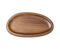 Plateau de lit en bois naturel avec pieds pliables - Plateau de service rectangulaire pour ordinateur portable, dessin, salle à manger - Table de petit déjeuner en bois robuste 41 x 30 cm (TP04