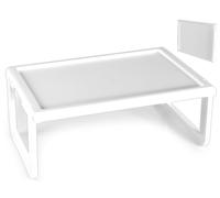 Plateau De Lit Petit Déjeuner Blanc 35x3x56 Cm Giganplast
