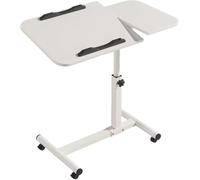 Plateau de lit pliable en bois - Table réglable pour petit déjeuner, manger, travail, puzzle, lecture avec pieds pliables pour une utilisation sur les genoux ou les chaises