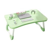 Plateau de lit pliable pour ordinateur portable 60 x 40 x 28 cm avec fente pour tasse Idéal pour le canapé, pieds réglables, parfait pour les ordinateurs portables et les collations