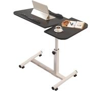 Plateau de lit polyvalent réglable en bois avec pieds pliables - T pour le petit déjeuner au lit sur un ordinateur portable, utiliser des puzzles et la lecture - pratique pour la maison essentielle.