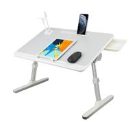 Plateau de Lit pour Ordinateur Portable Pliable - Support pour Travailler, Manger sur le Canapé - Table Debout Portable