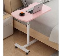 Plateau de lit réglable, table d'appoint avec roulettes, plateau de table de lit pour manger et ordinateur portable, tables de lit d'hôpital, table de chevet moderne, table d'appoint mobile pour