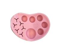 Plateau de mélange cosmétique - Assiette de mélange de beauté réutilisable, pad d'organisateur de maquillage en silicone | Carte de mélange de teintes à sourcils, plat de préparation à lifting