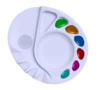 Plateau de mélange de maquillage - Palette en silicone lavable | Fournitures cosmétiques pour femmes, filles, artistes, amateurs de beauté, salon à domicile, débutants, mariées, voyages, ensemble de