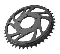 Plateau de moteur central 42 T pour BAFANG 250-750 W pour BBS02 pour moteur BBS01 CNC 6061 en alliage d'aluminium léger et étroit Noir Installation facile