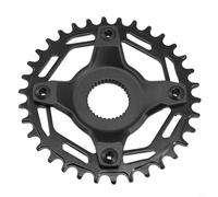 Plateau de moteur d'entraînement Bafang 34T/36T/38T/40T avec adaptateur Spider 104BCD pour modèles M500 M510 (plateau 36T + adaptateur)