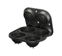 Plateau de moule à glace sphérique - Machine à glaçons en silicone 15,6 x 16 x 6,3 cm, forme de cube de congélation durable, accessoire de réfrigérateur réutilisable, grand plateau de refroidissement