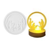 Plateau de moule en silicone « Sainte Famille » - Plateau de moule flexible en résine Ornement en résine, motif de sculpture de Thanksgiving et de Pâques - Aide à la conception de ciment durable |