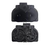 Plateau De Nettoyage For Station De Base, Compatible Avec Ecovacs, Compatible Avec Deebot, Accessoires For Aspirateurs X8 Pro/X8 Pro Omni/T50 Pro/T50 Pro Omni(Black 2pcs)