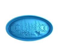 Plateau de Noël en silicone - Moule en résine époxy - Rangement de bijoux - Ciments - Décoration d'intérieur - Outil de fabrication pour débutants - Moules en résine souple et flexible - Porte-bijoux