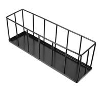 Plateau de Nourriture Noir en Acier Inoxydable pour Tortues | Surface Lisse, Entretien Facile, Sûr pour Animaux, Anti Rouille, Usage Terrarium et Reptiles