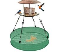 - Plateau de nourriture pour oiseaux | Distributeur de nourriture pour oiseaux sauvages transparent résistant aux intempéries pour petits oiseaux - Paillettes, pinsons, moineaux, mésanges | Décoration