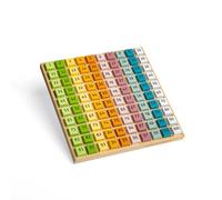 Plateau de numéros éducatif en bois