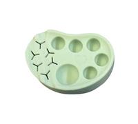 Plateau de palette de maquillage - 6,5 x 6 x 1,5 cm, palette d'accessoires pour rehaussement de cils, support d'outils pour organisateur de cosmétiques, facile à nettoyer pour crème, lotion, permanent